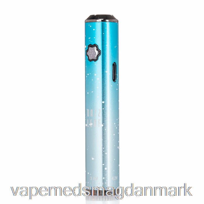 Vape Uden Nikotin Dazzleaf Squarii Bottom Twist 510 Batteri Himmelblå Splatter